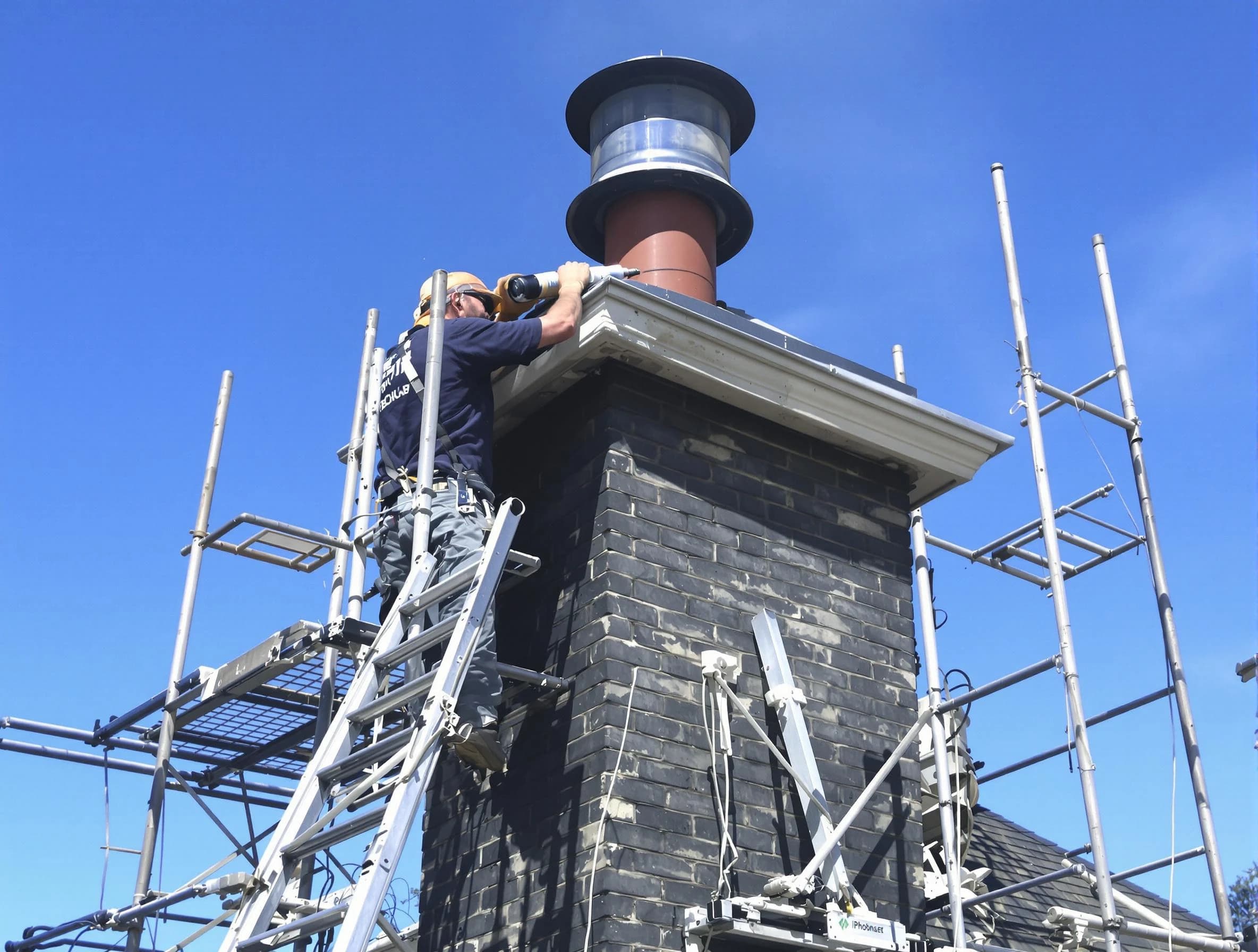 Sturdy chimney crown finished by Four Square Mile Chimney Sweep in Four Square Mile, CO