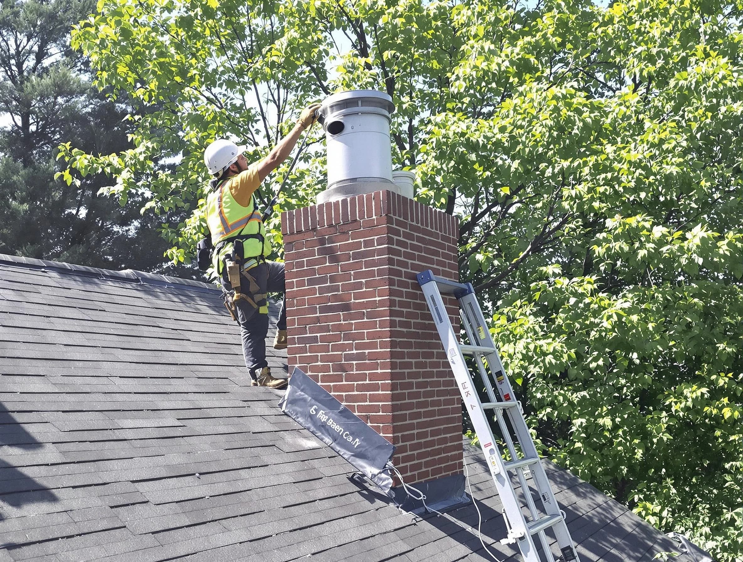 Chimney liner inspection by Four Square Mile Chimney Sweep in Four Square Mile, CO