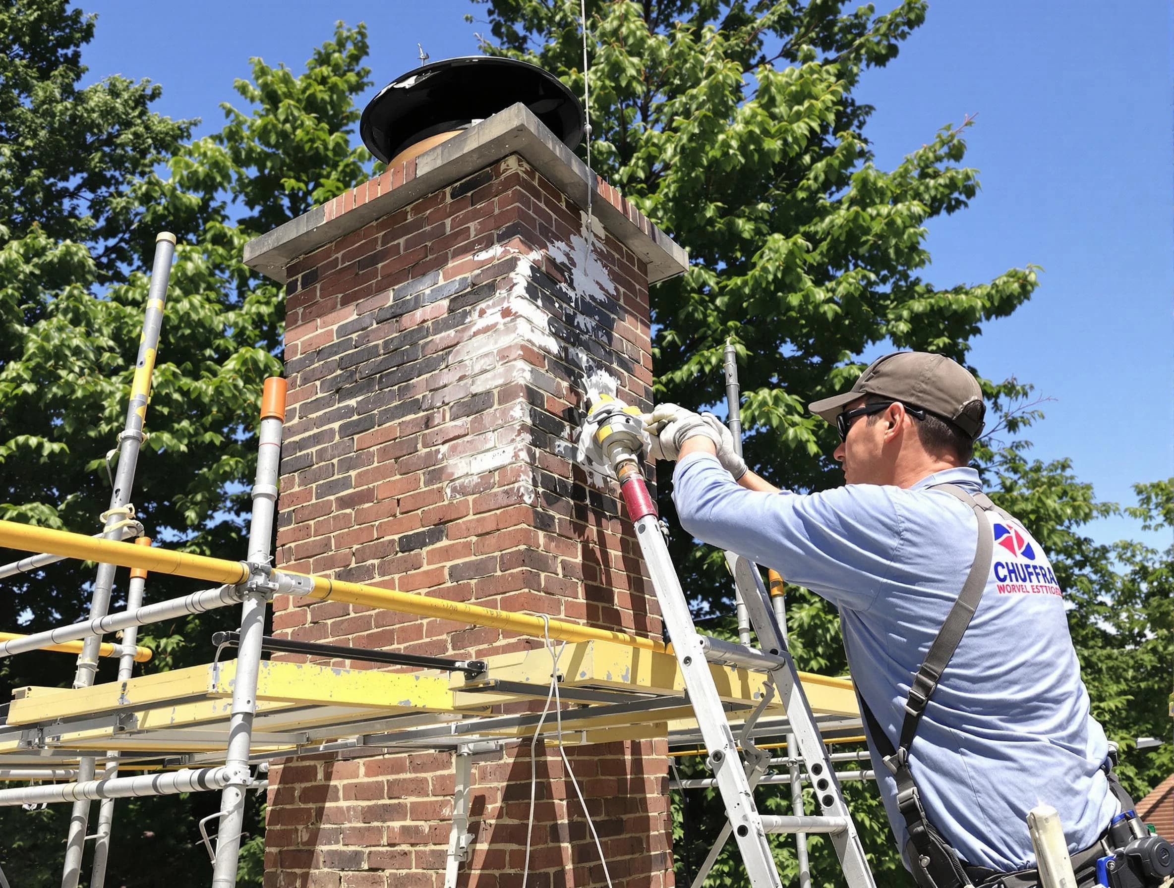 Structural chimney repair by Four Square Mile Chimney Sweep in Four Square Mile, CO