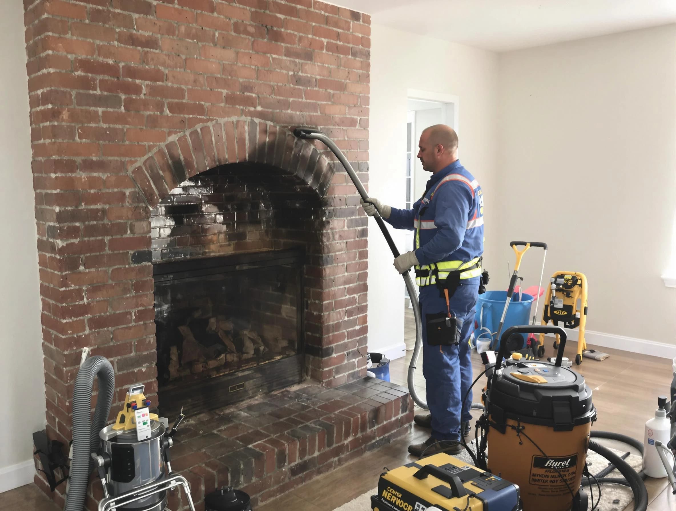 Four Square Mile Chimney Sweep expert performing detailed chimney sweep in Four Square Mile, CO