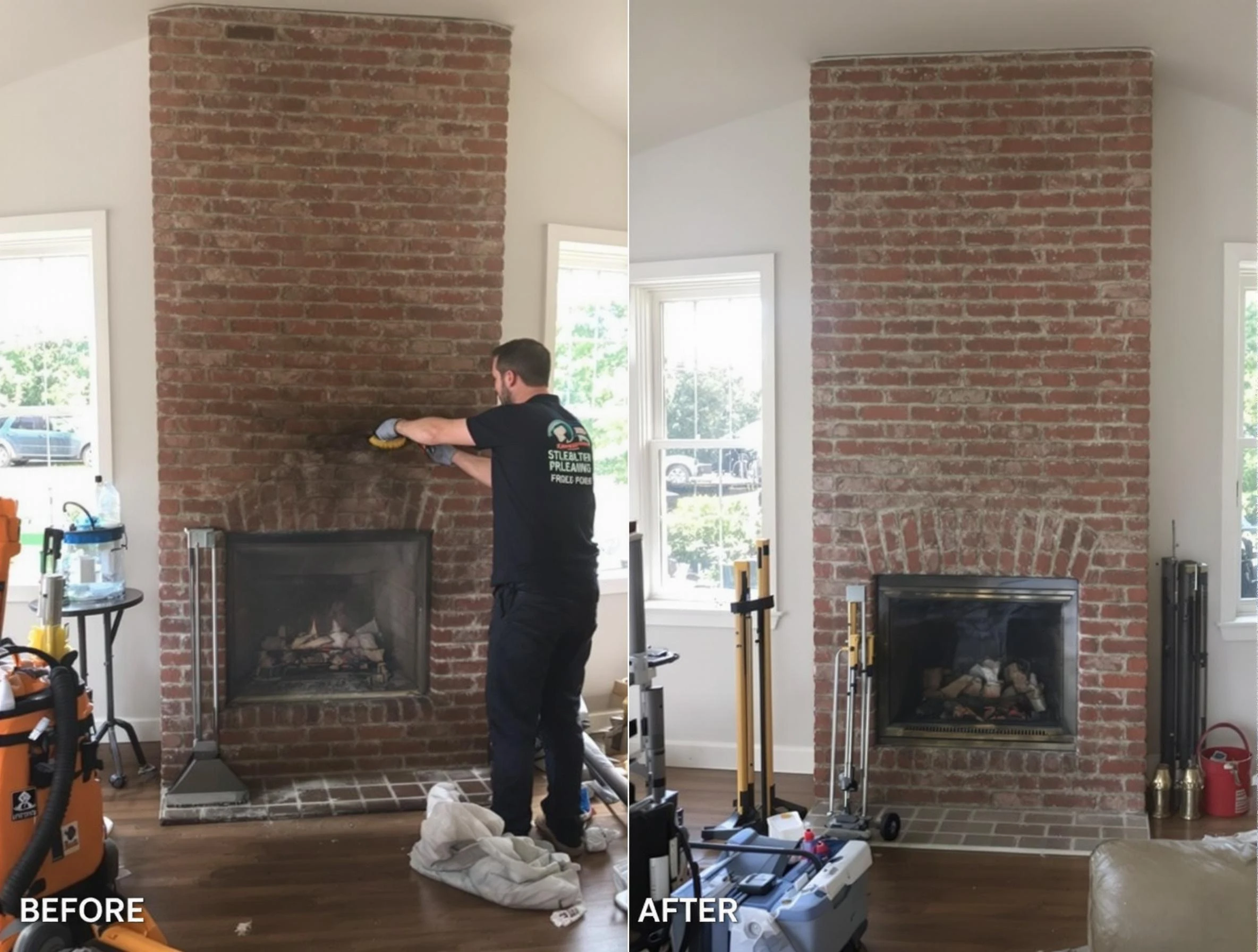 Finished chimney sweeping service by Four Square Mile Chimney Sweep in Four Square Mile, CO
